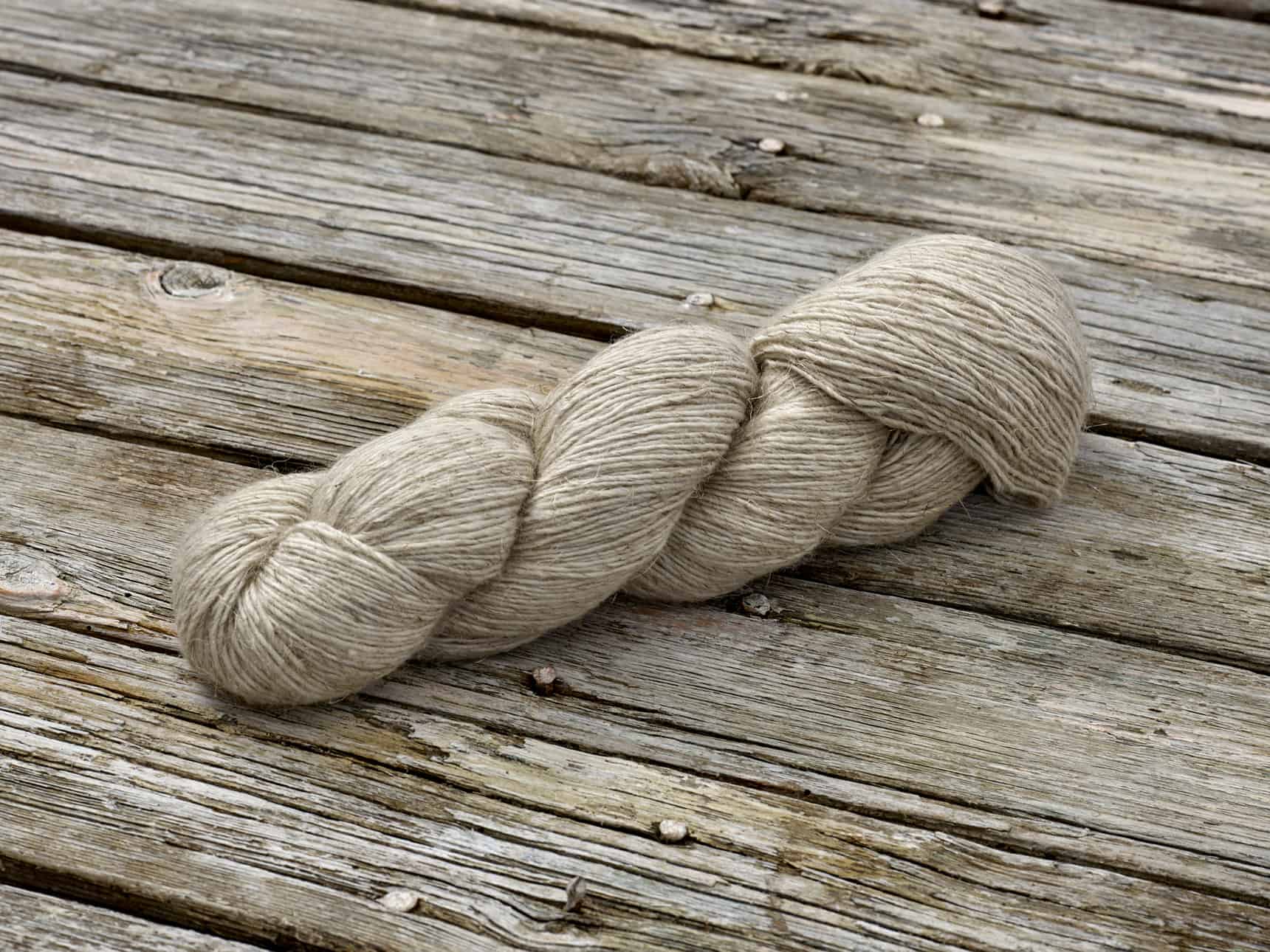Organic Wool Linen Single Yarn