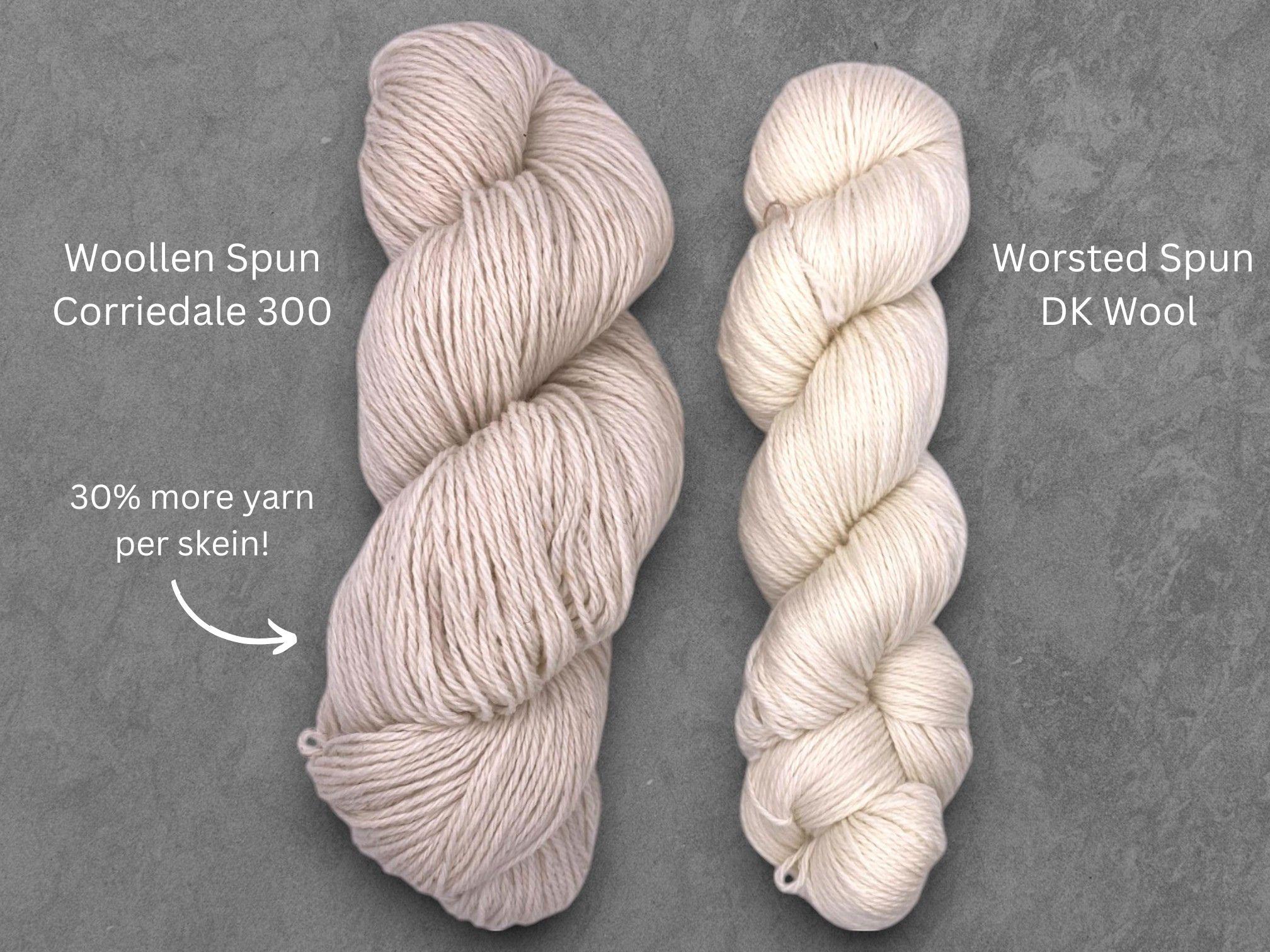 Woollen Spun Corriedale 300 - Rooster Yarns Wholesale Yarn